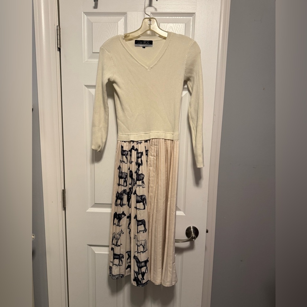 ADORBS horse sweater dress